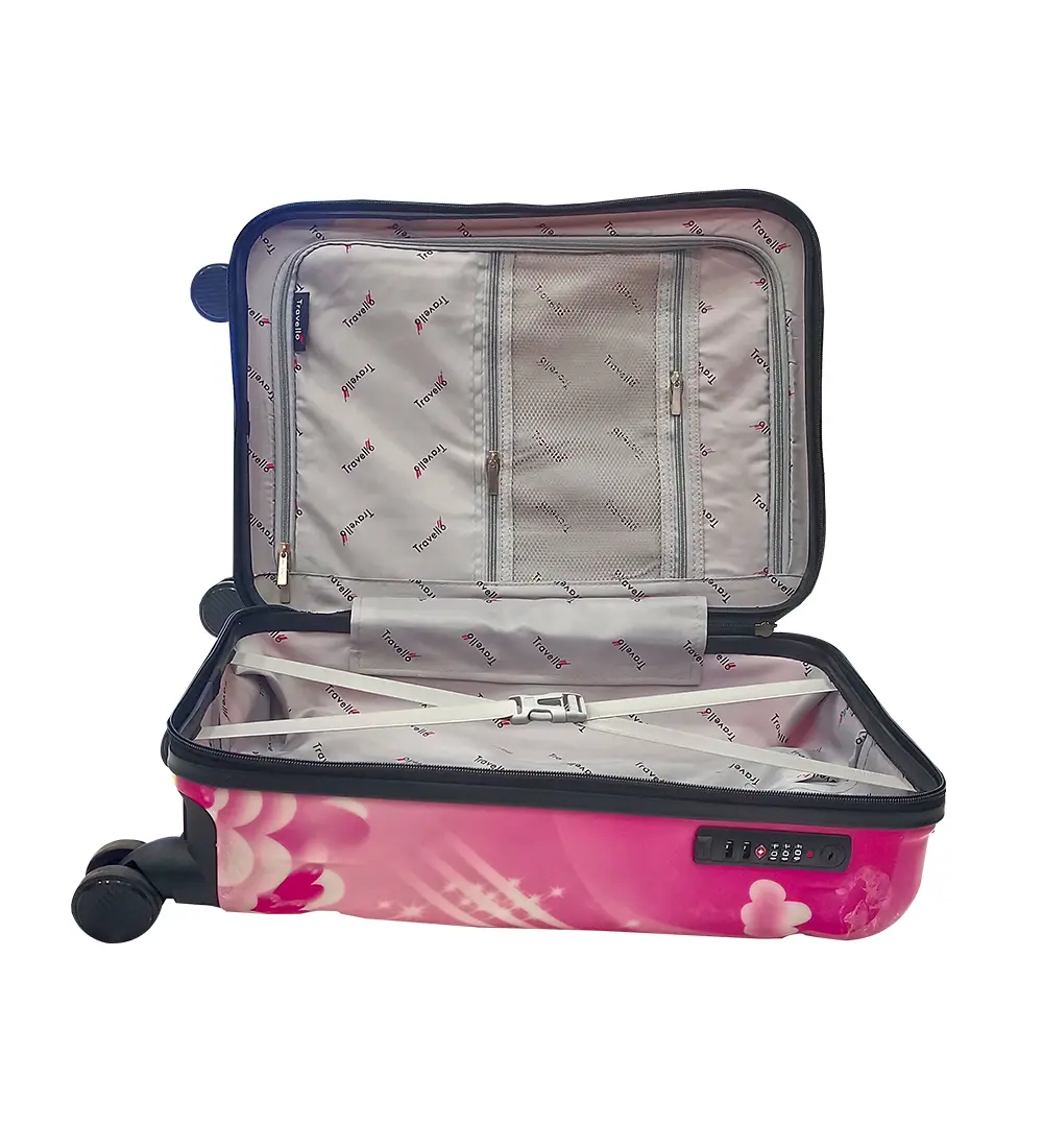 Picture of Travello Barbie 500mm 20" Unbreakable Body More Capacity Water Resistant Aluminum PLain Luggage/Trolley/Hardtop Barbie