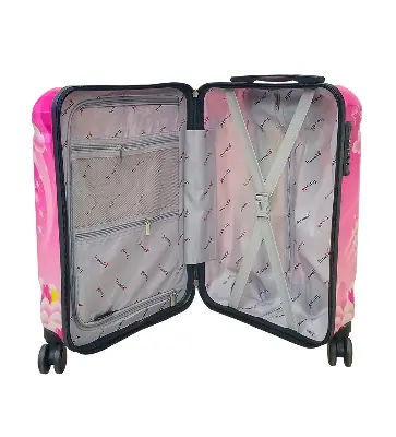 Picture of Travello Barbie 500mm 20" Unbreakable Body More Capacity Water Resistant Aluminum PLain Luggage/Trolley/Hardtop Barbie