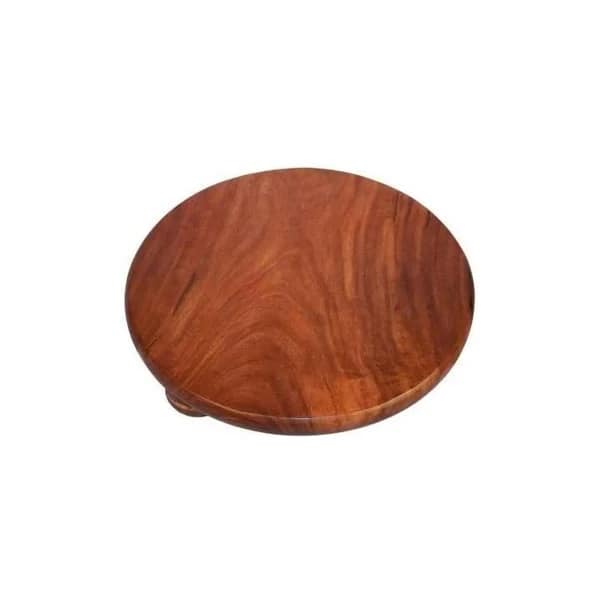 Picture of Sheesham Wood - Easy to Use and Clean - Beautifully patterned rolling board - Wooden Piri Belon - Roti Maker