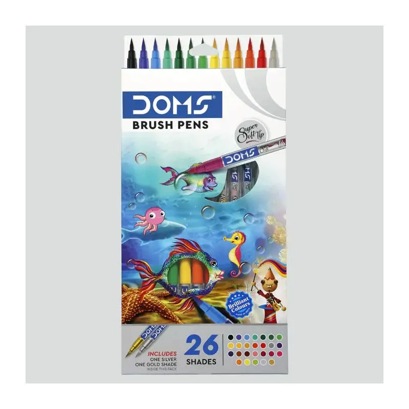 Picture of Doms Brush Pen Set Of 26 shade