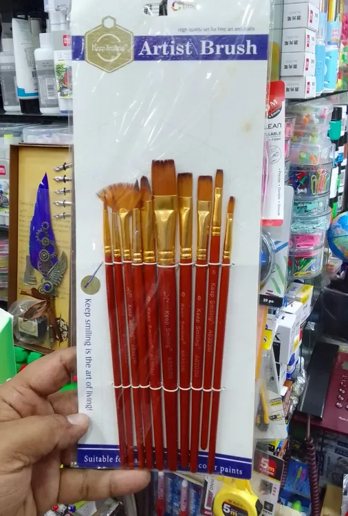 Picture of Keep Smiling Artist Paint 10pcs Mix Brush Set