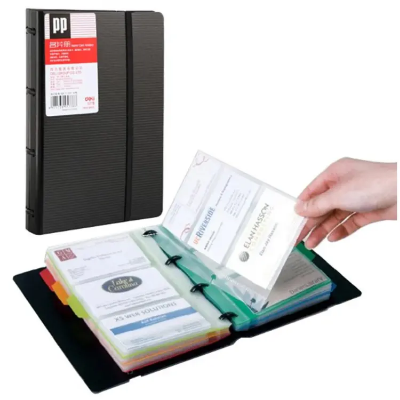 Picture of Deli 5778 Business Card Book - 180 Pockets