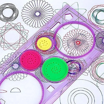 Picture of Designer Ruler/Scale, Art & Craft Sets School Stationery Multicolour (Set of 1)