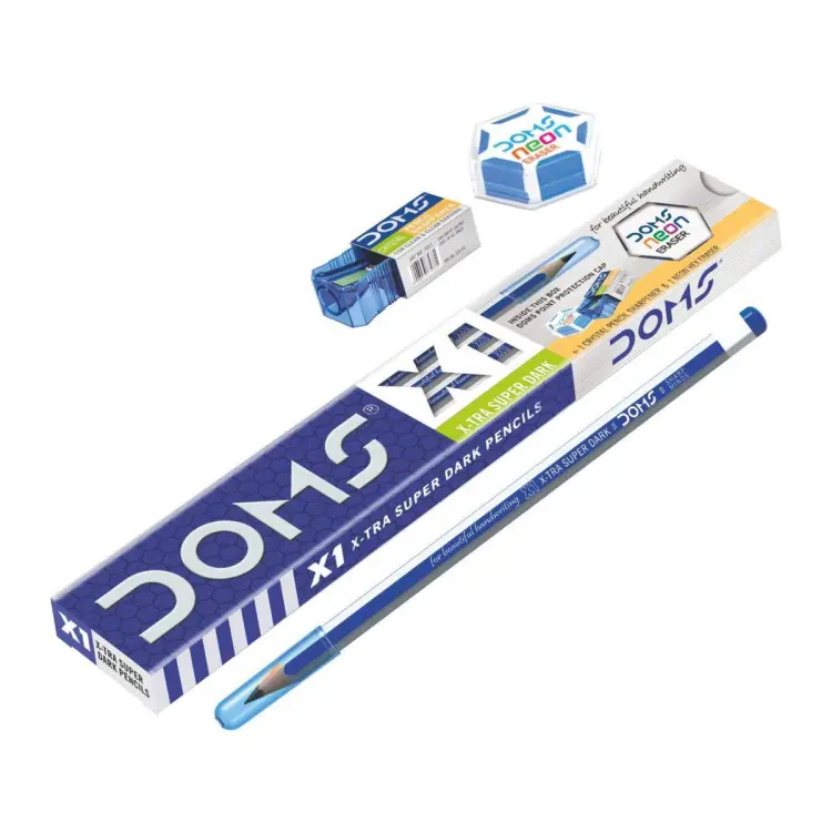 Picture of DOMS X1 X-tra Super Dark Pencil 10 PC Box
