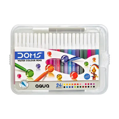 Picture of DOMS Watercolour Acqua Pen 24 Plastic Pack