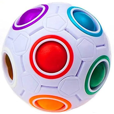 Picture of Rainbow Ball Magic Cube Fidget Toy Puzzle Magic Rainbow Ball Puzzle Fun Fidget
