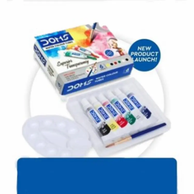 Picture of DOMS Water Color Tube 6 Shades with Brush & Palette