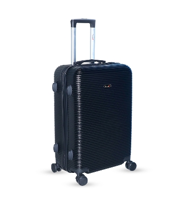 Picture of Travello 600mm (24") Unbreakable Body More Capacity Water Resistant Aluminum Luggage/Trolley/Hardtop- Black