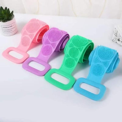 Picture of Silicone Brushes Bath Towels Rubbing Back Mud Peeling Body Massage Shower