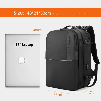 Picture of ARCTIC HUNTER B00382 (2 in 1 Detachable) 17 inch Laptop Backpack Waterproof Backpack 