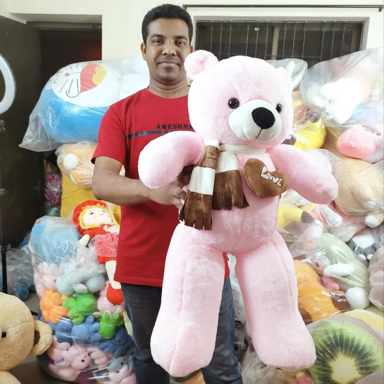 Picture of Teddy Bear Foot Print Big Teddy Bear Soft Plush Toys