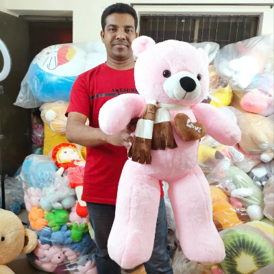 Picture of Teddy Bear Foot Print Big Teddy Bear Soft Plush Toys