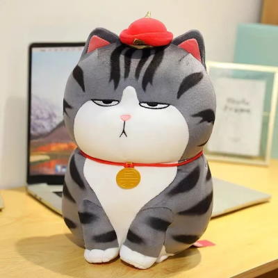 Picture of Cute Cartoon Royal Cat Dolls Plush Soft Stuffed Toy