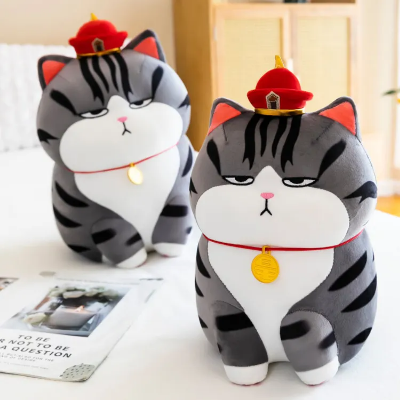 Picture of Cute Cartoon Royal Cat Dolls Plush Soft Stuffed Toy