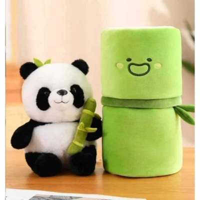 Picture of Cute Secret Panda In Bamboo Plush Toy Giant Panda Modern Simple Style Gifts