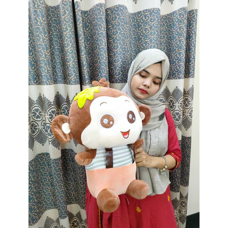 Picture of Monkey Plush Doll To Send Birthday Gift