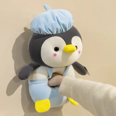 Picture of Cartoon Penguin Doll Toy Creative Cute Soft Dolls Kids Birthday Gift