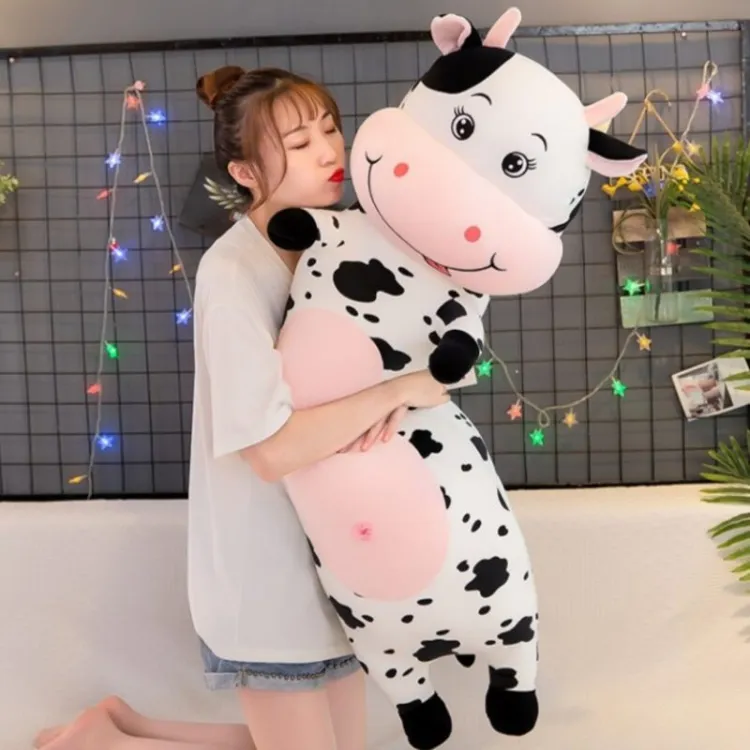 Picture of Long Colorful Cute Cat Plush Stuffed Sleeping Bed Pillow