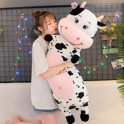 Picture of Long Colorful Cute Cat Plush Stuffed Sleeping Bed Pillow