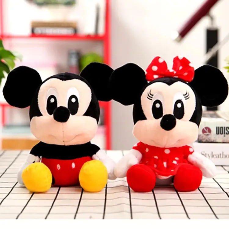 Picture of badgeMickey Mouse & Minnie Stuffed Animals Soft Toys for Children