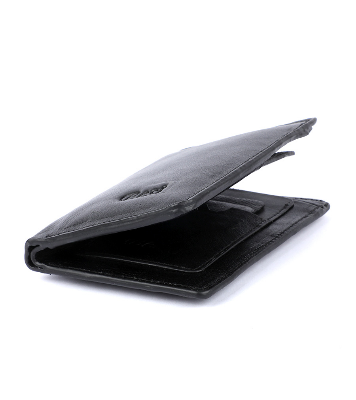 Buy Black 100% Leather Wallet For Men's - Money Bag With Special Box at Best Price In Bangladesh
