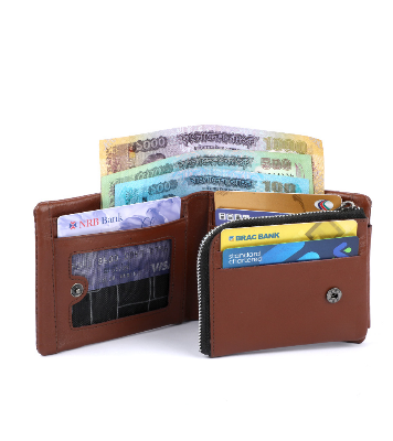 Buy Premium Quality Leather short Men's luxury wallet trifold custom leather wallet at Best Price In Bangladesh