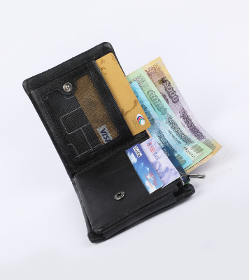 Buy Premium Quality Leather short Men's Luxury Wallets trifold custom leather wallet at Best Price In Bangladesh