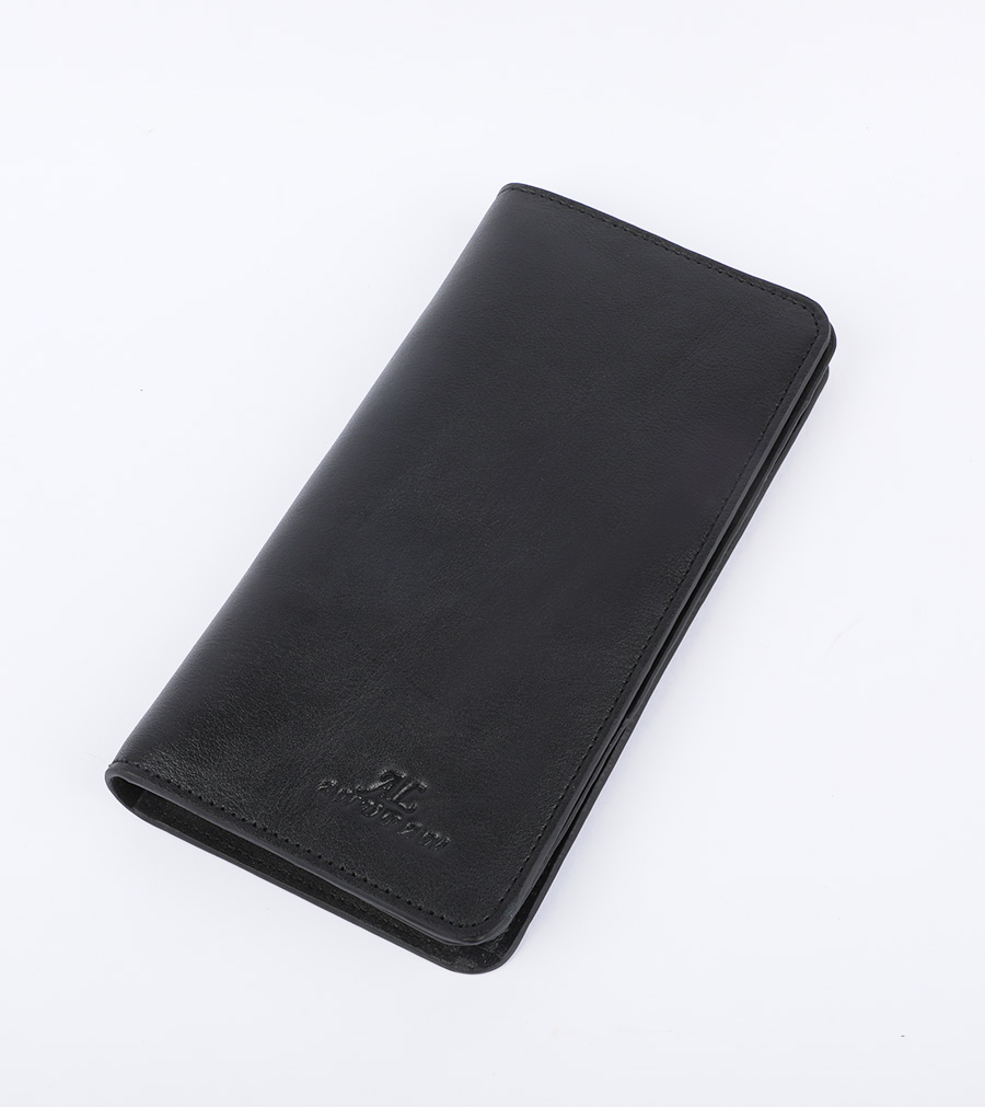 Buy Black Executive Genuine Leather Long Wallet at Best Price In Bangladesh