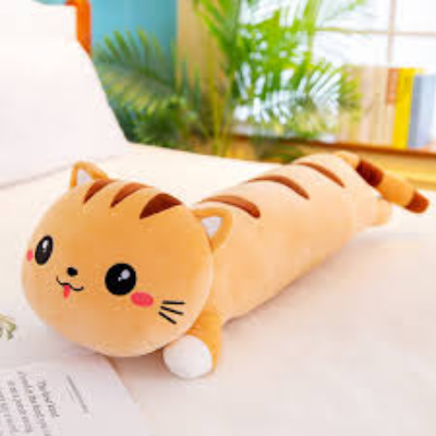 Picture of Cute Long Cat Toy Plush Pillow Doll for children toy soft dool (  size- 42 Inch)