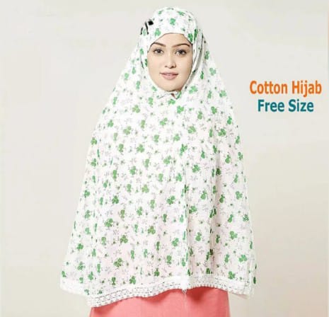 Picture of Best Quality Cotton Prayer Hijab For Muslim Women - Niqab - Niqab