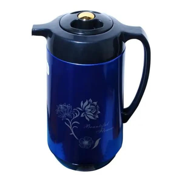Picture of 1 Liter Metallic Body Vacuum Push Flask Mixed Color