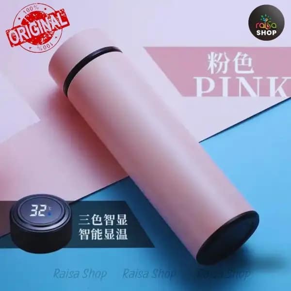 Picture of Smart Led Temperature Display Stainless Steel Water Bottle - Vacuum Insulated 500Ml - Stay Hydrated With This Smart Led Water Bottle