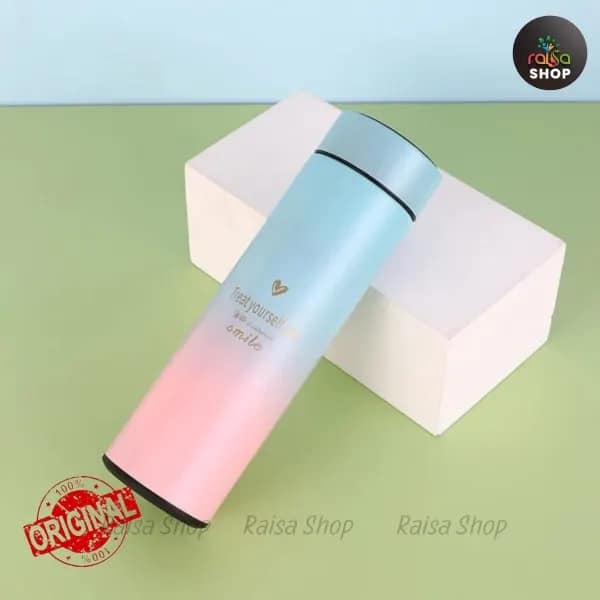Picture of Smart Led Temperature Display Stainless Steel Water Bottle - Vacuum Insulated 500Ml - Stay Hydrated With This Smart Led Water Bottle