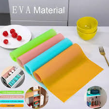 Picture of 1 Pcs Washable Refrigerator Mats, Waterproof Fridge Mats, Drawer Matsr Hanging Hook Punch Free Bathroom Organizer