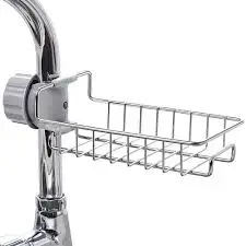 Picture of Stainless Steel Faucet Rack Kitchen Sing Organizer Holder-1Pcs