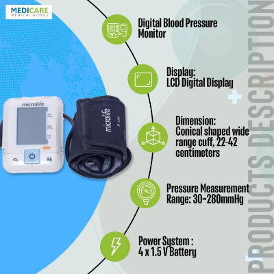Buy Microlife Blood Pressure Monitor BP 3AR1-3P Online in Bangladesh at Best Prices