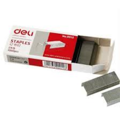 Picture of Deli Stapler pin (24/6) 0012N 25 Sheets 2 Packet
