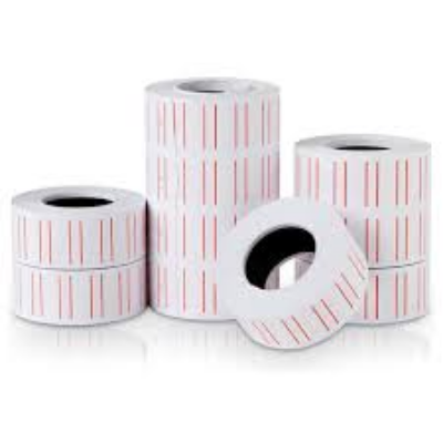 Picture of Price Tag Paper white (10 Rolls)