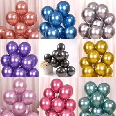 Metallic Balloon - 10 PCS (Premium Quality)