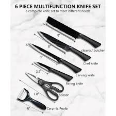 Picture of Kitchen tools Set 6 Pcs Set For Chef daily use kitchen