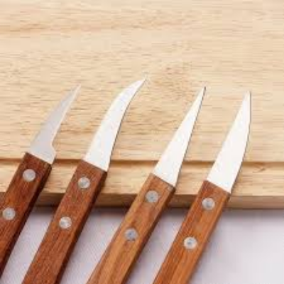 Picture of 4PCS Set Carving Multipurpose Cutter Wooden Handle