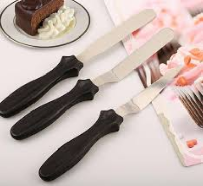 Picture of Kitchen Knife 3Pcs set Cake Spatula Palette Knife Cakes Icing Pastry Tools