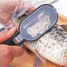 Picture of Fish Skin Brush Scraping Fishing Scale Brush Graters Fast Remove Fish knife Cleaning Peeler Scaler Scraper mutfak malzemeleri