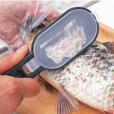 Picture of Fish Skin Brush Scraping Fishing Scale Brush Graters Fast Remove Fish knife Cleaning Peeler Scaler Scraper mutfak malzemeleri