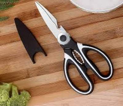 Picture of Stainless Steel Kitchen Scissors | Multi Purpose Scissors Kitchen Shears for Chicken Meat Vegetable Fish Herb Poultry