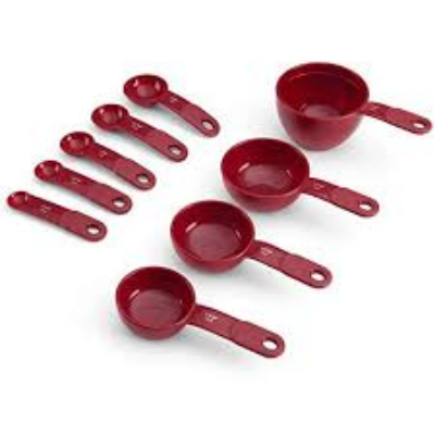 Picture of Measurement Cup Set - Red (8 PCS)