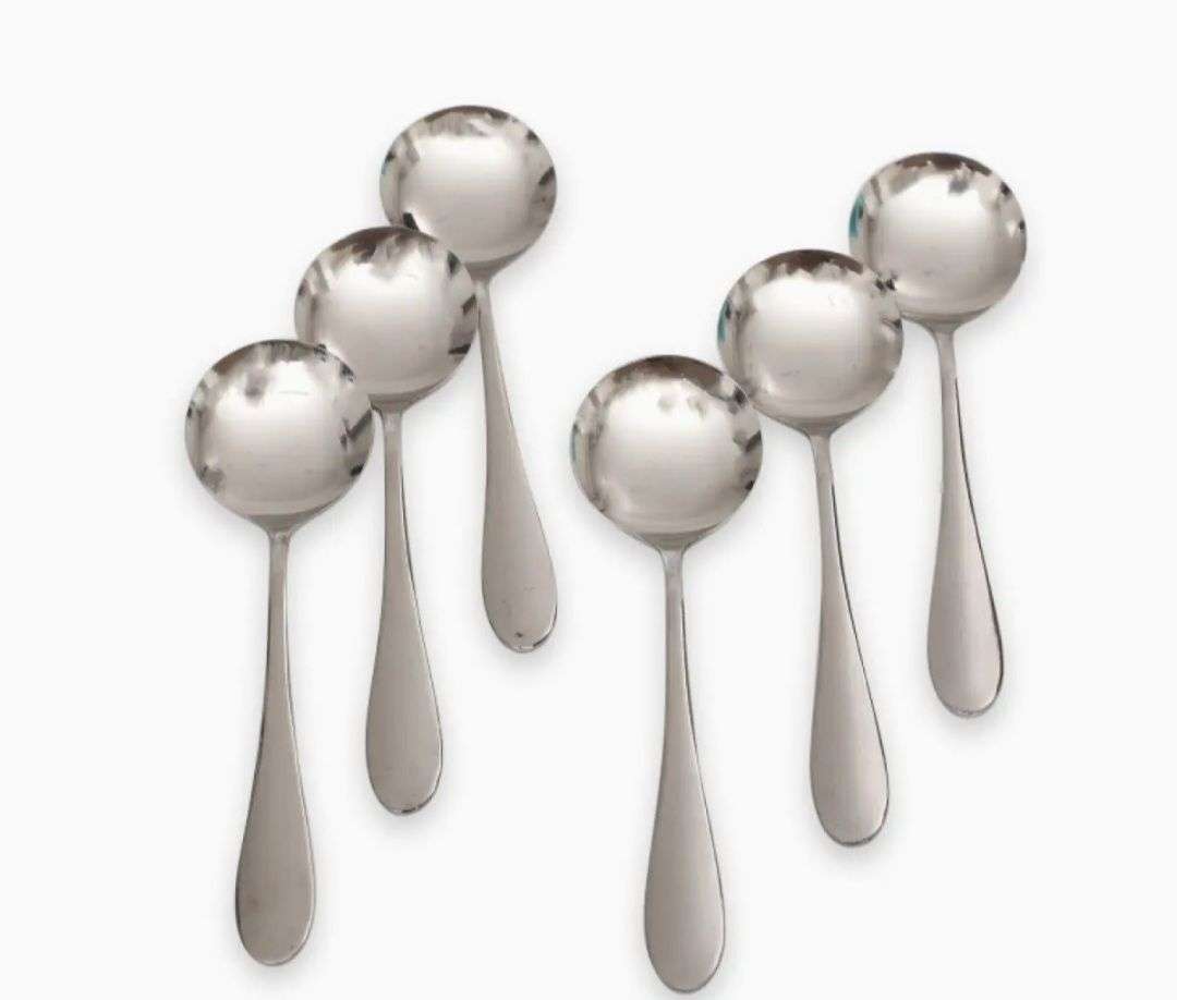 Picture of NOVA 6 pcs Stainless Steel Soup Spoon Set- High Quality