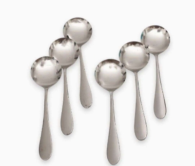 Picture of NOVA 6 pcs Stainless Steel Soup Spoon Set- High Quality