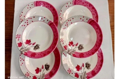 Picture of 7" Melamine Soup Plate Set - Pack Of 6 - Durable And Stylish Tableware For Serving Soups