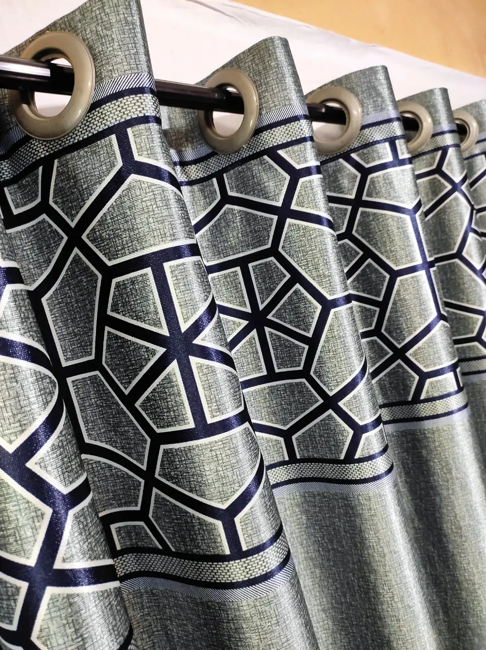 Buy Curtain Porda Synthetic curtains Indian porda window protector 45*80 inch standard size Dark Ash art art 4 kuchi curtain Online in Bangladesh at Best Prices on Othoba.com. 